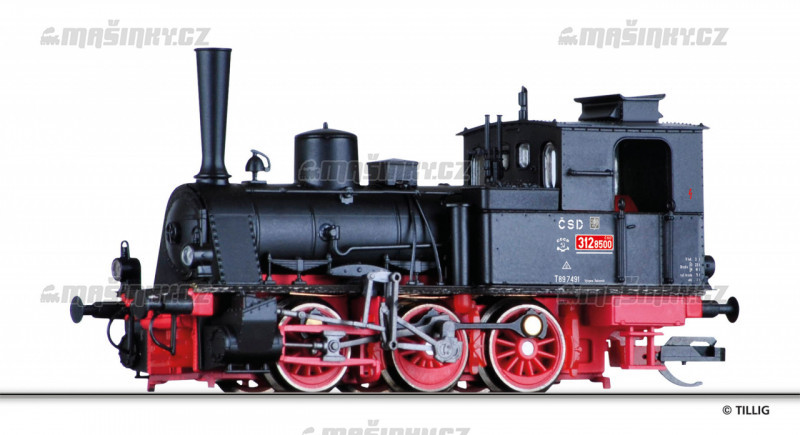 TT - Parn lokomotiva 312.8500 - SD (analog) #1