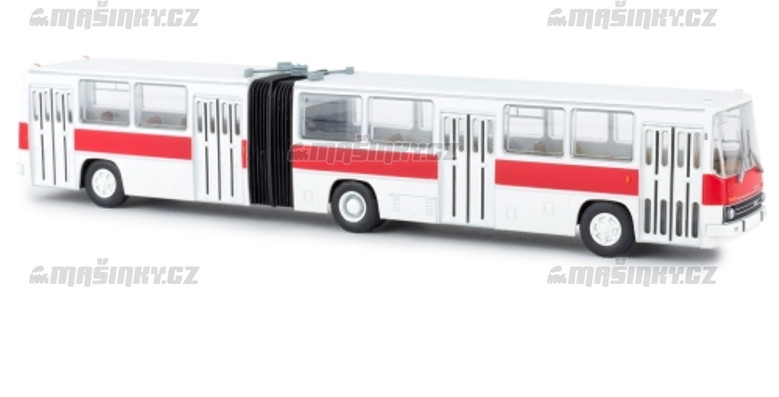 H0 - Kloubov autobus Ikarus 280, bl / erven, TD #1