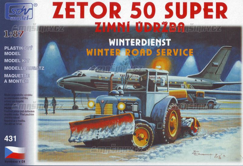 H0 - Zetor 50 Super, zimn drba #1