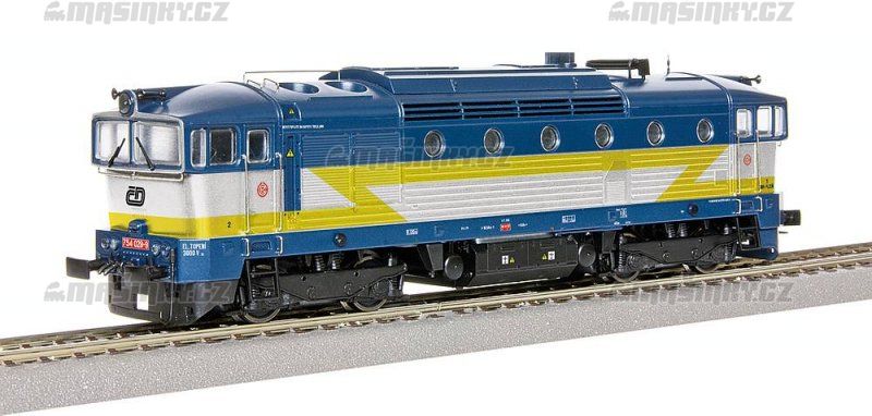 H0 - Dieselov lokomotiva Rh 754  - D - Brejlovec - analog #1