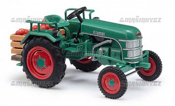 H0 - Traktor Kramer KL 11 s pepravkami jablek