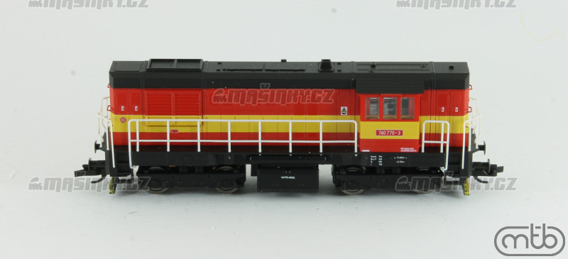 TT - Dieselov lokomotiva 740 770 - CZ Lokotrans (analog) #2