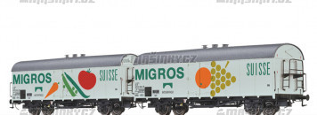 H0 - Set dvou chladcch voz Ibs 394 INTERFRIGO - MIGROS - DB