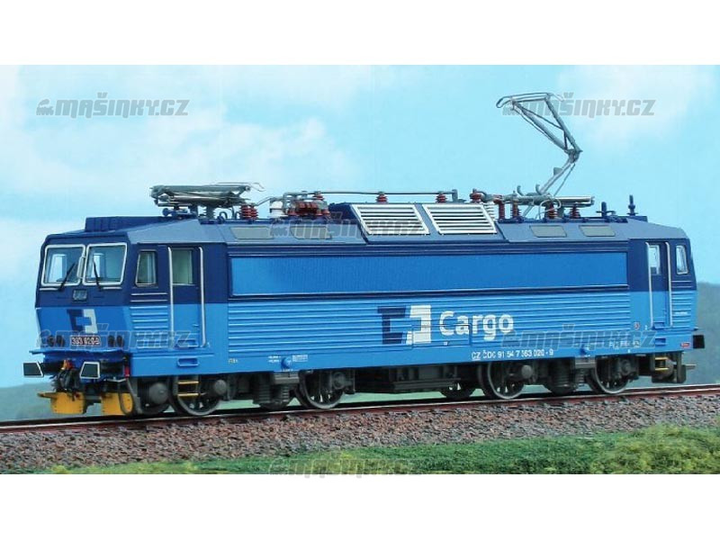 H0 - Elektrick lokomotiva 363 020 - D Cargo (analog) #2