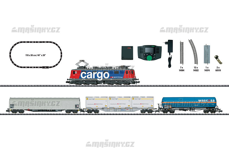 N - Digitln startset s lokomotivou Ae 610 a temi nkladnmi vozy - SBB Cargo #2
