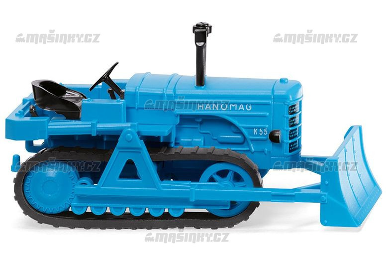 H0 - Psov traktor Hanomag K55 - svtle modr #1