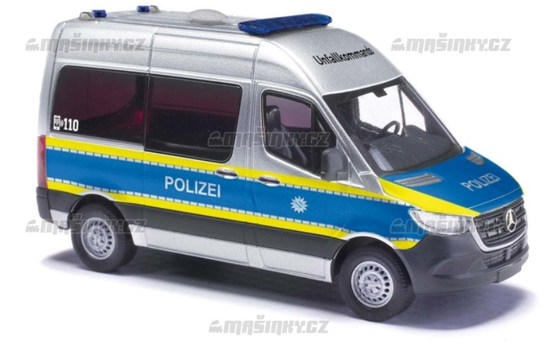 H0 - MB Sprinter short "Police Mnichov" nehodov eta #1