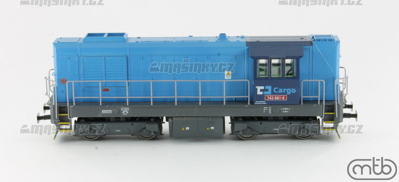 H0 - Dieselov lokomotiva 743 001 - DC (analog) #2