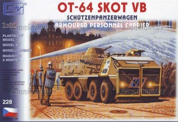 H0 - Mobiln ztarasy OT-64 Skot VB Brno