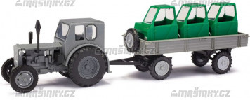 H0 - Traktor Pionier RS &#8203;&#8203;01 s pvsem T4 a kabinami, ed