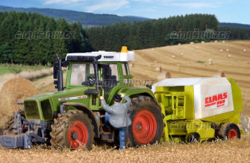 H0 - FENDT traktor s psluenstvm