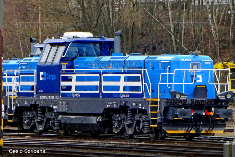 H0 - Dieselov lokomotiva ady 744.1 'Effishunter 1000' - D Cargo (DCC,zvuk) #1