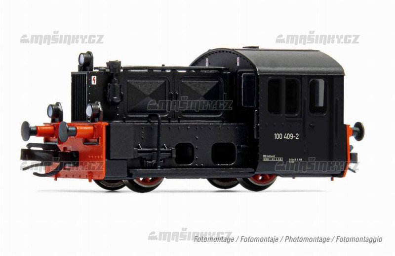 TT - Posunovac dieselov lokomotiva K 100 409-2 - DR (DCC) #1