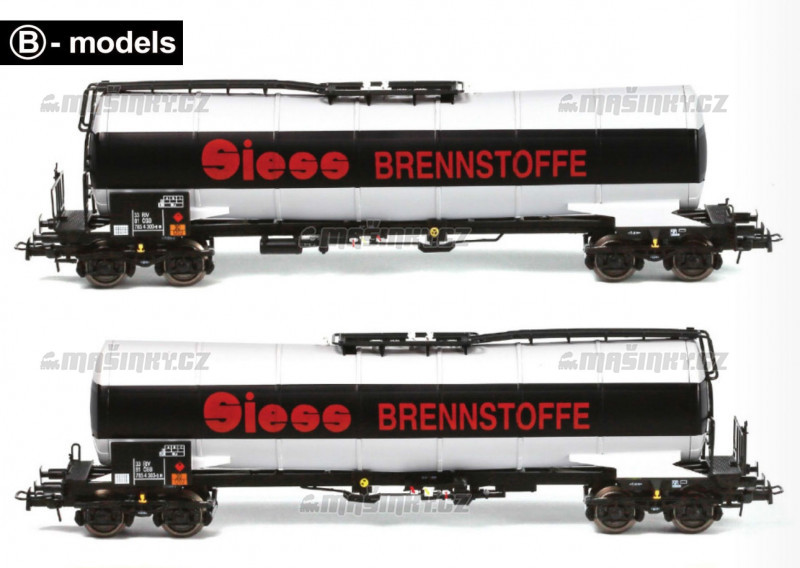 H0 - Set dvou kotlovch voz Siess Brennstoffe - BB #1