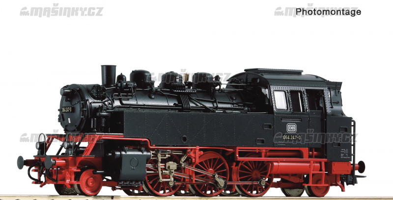 H0 - Parn lokomotiva 064 247-0 - DB (DCC,zvuk) #1