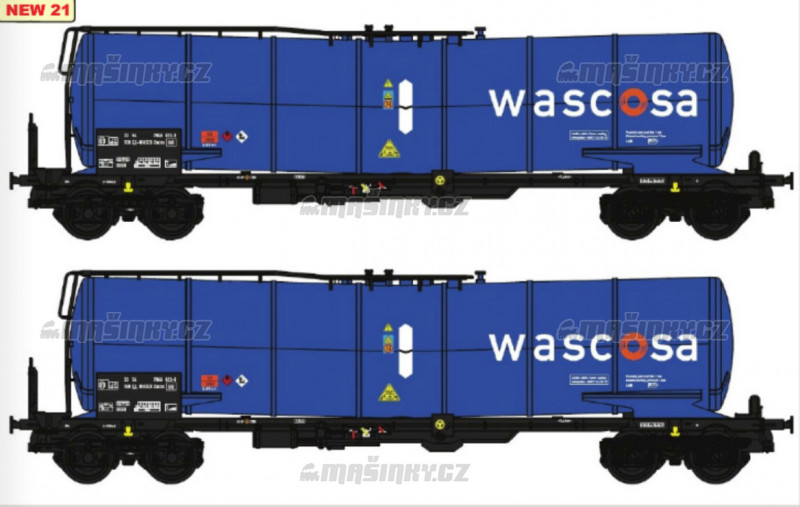 H0 - Set dvou kotlovch voz - CZ-WASCO #1