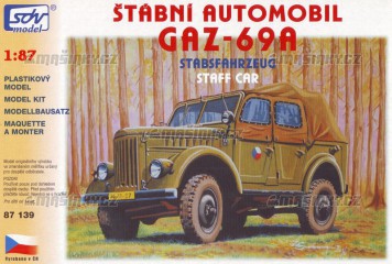 H0 - GAZ 69A (stavebnice)