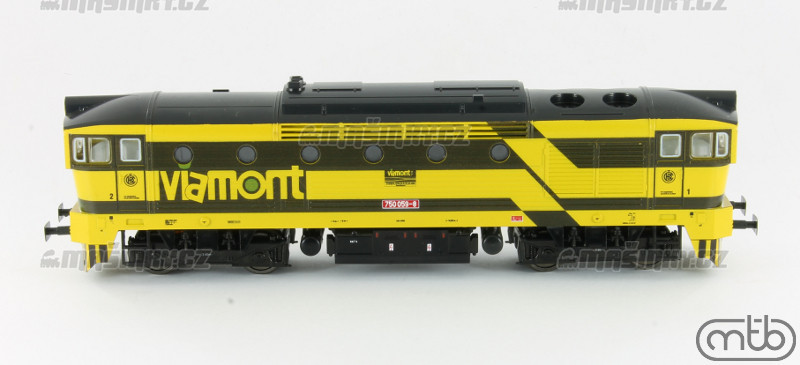 H0 - Dieselov lokomotiva  750-059 - Viamont (analog) #2