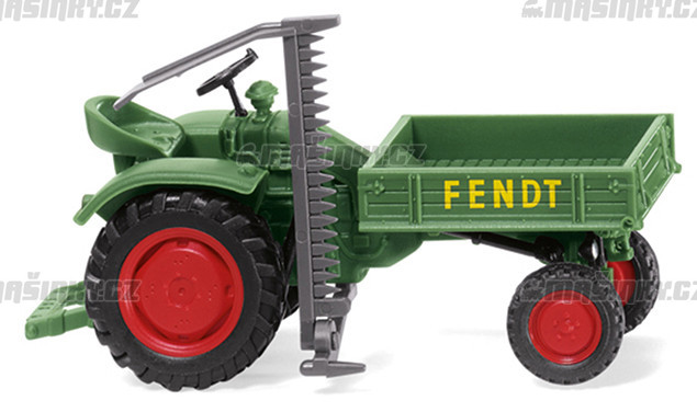 H0 -  Traktor Fendt se sekakou #1