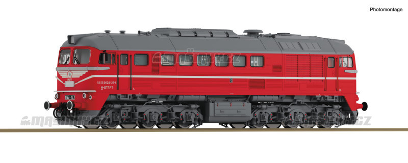 H0 - Dieselov lokomoitva M62 127 - MAV-START (DCC,zvuk) #1