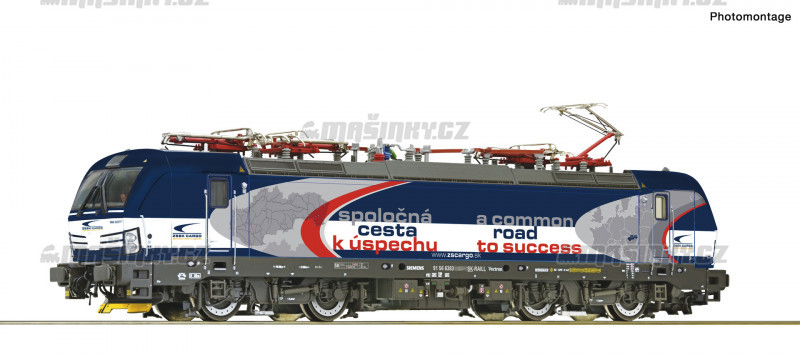 H0 - Elektrick lokomotiva 383 204-5 - ZSSK Cargo (analog) #1