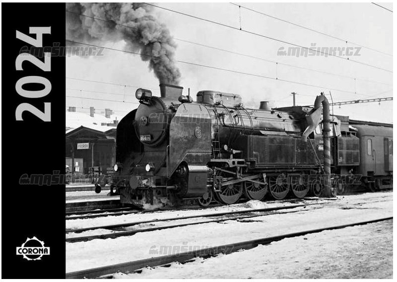 Kalend nstnn  -Parn lokomotivy 2024 #1