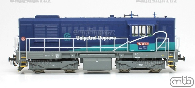 H0 - Dieselov lokomotiva ady 740.558-2 - Unipetrol digital zvuk #3