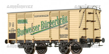 H0 - Uzavřený vůz "Budweiser Bürgerbräu" - k.k.St.B.