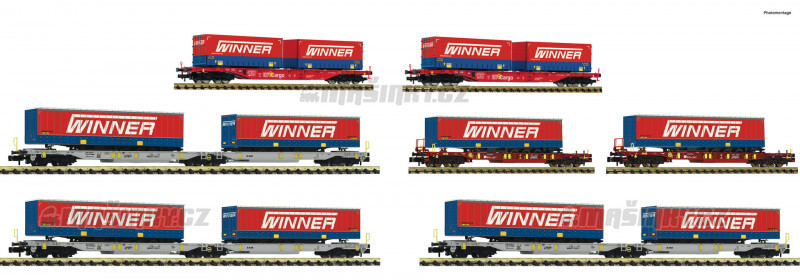 N - Sedmidln set ploinovch voz Sgns s kontejnery - Spedition Winner #1