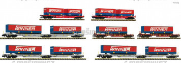 N - Sedmidln set ploinovch voz Sgns s kontejnery - Spedition Winner