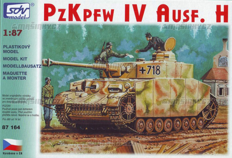 H0 - Pz Kpfw IV Ausf. H  (stavebnice) #1