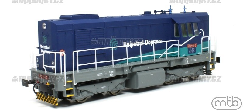 H0 - Dieselov lokomotiva ady 740.558-2 - Unipetrol digital zvuk #2
