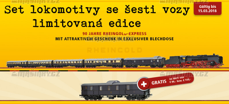 H0 - Rheingold-Express BR01 + est voz - DGR (analog) #1