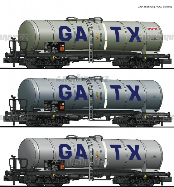 N - Set t kotlovch voz Uahs - GATX #1