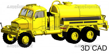 TT - Praga V3S FEK - stavebnice žlutá civilní