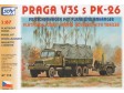 H0 - Praga V3S + PK-26 (stavebnice)