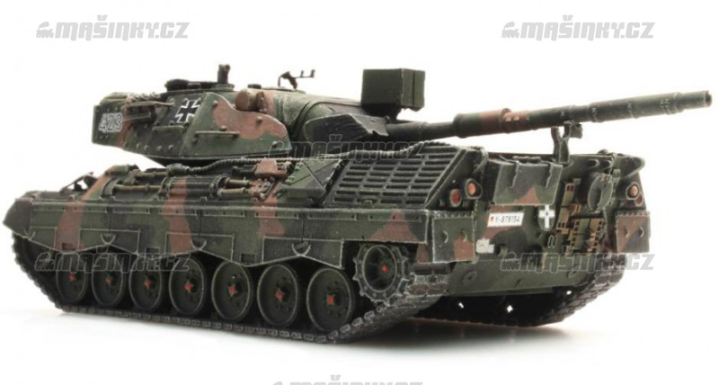 H0 - Leopard 1A1-A2 pro eleznin dopravu Bundeswehr, kamufl #1