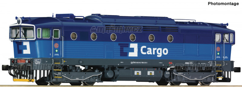 H0 - Dieselov lokomotiva ady 750 - D Cargo (analog) #1