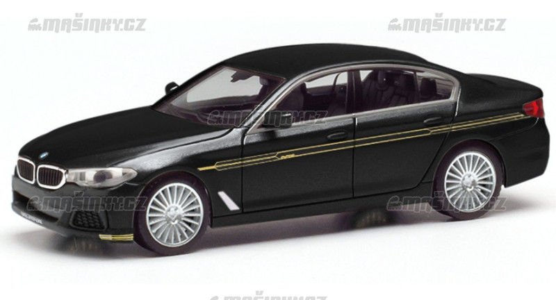 H0 - BMW Alpina B5 Sedan, ern metal. #1