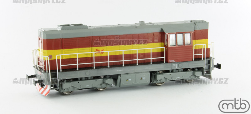 H0 - Diesel-elektrick lokomotiva ady 743 004 - SD (analog) #1
