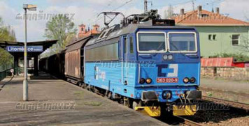 H0 - Elektrick lokomotiva 363 020 - D Cargo (analog)