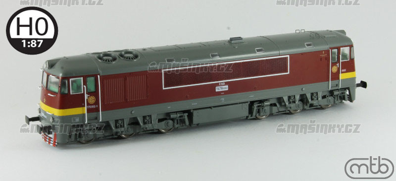 H0 - Dieselov lokomotiva T678_002 - SD (analog) #1