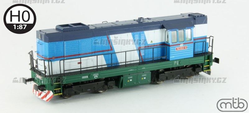 H0 - Dieselov lokomotiva 743 022 - D (DCC, zvuk) #1