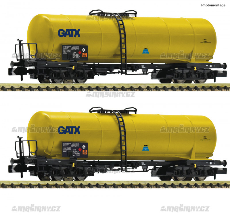 N - Set dvou kotlovch voz Zans - GATX #1