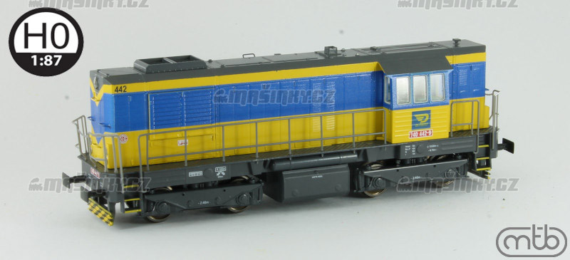 H0 - Dieselov lokomotiva 740 442 - OKD (analog) #1
