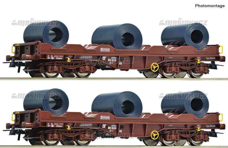 H0 - Set dvou voz Shimmns s nkladem - SNCB #1
