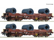 H0 - Set dvou vozů Shimmns s nákladem - SNCB