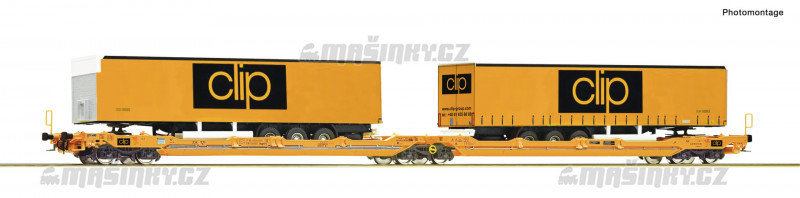 H0 - Ploinov vz Sdggmrs 738/T3000e,  Logistikunternehmens CLIP #1