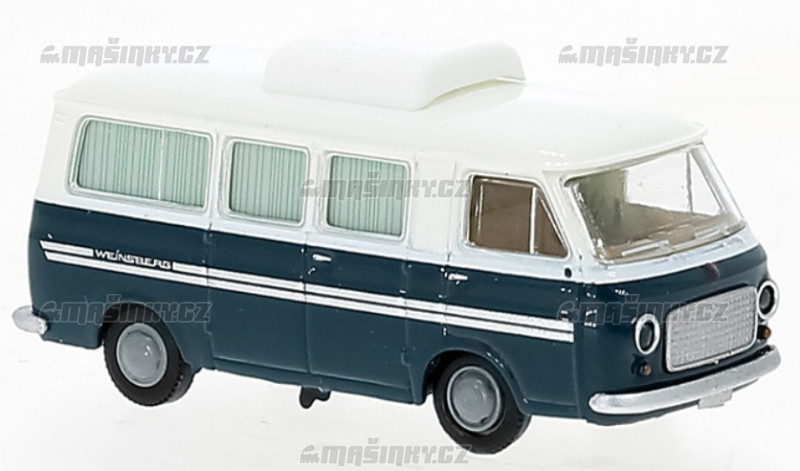 H0 - Fiat 238 camper modr/bl #1