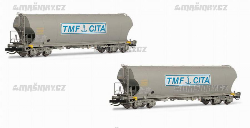 TT - Set 2 4-npravovch vsypnch voz na cerelie "TMF CITA" - SNCF #1